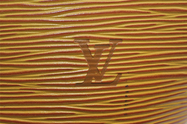 Authentic Louis Vuitton Epi Saint Jacques Hand Bag Yellow M52279 LV 5707I