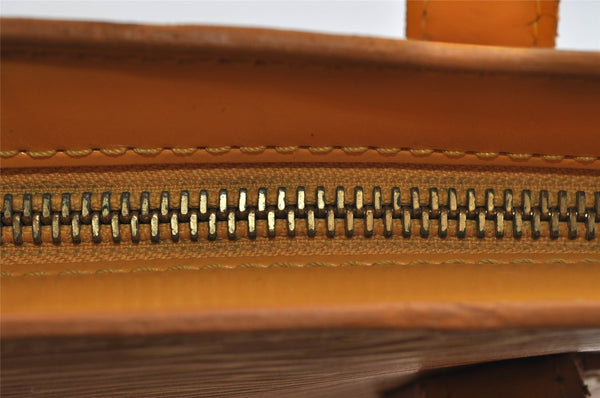 Authentic Louis Vuitton Epi Saint Jacques Hand Bag Yellow M52279 LV 5707I