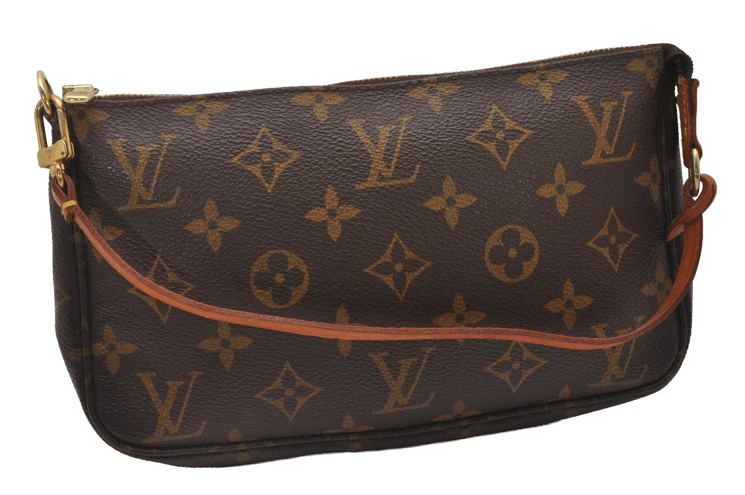 Authentic Louis Vuitton Monogram Pochette Accessoires Pouch M51980 LV 5708I