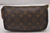 Authentic Louis Vuitton Monogram Pochette Accessoires Pouch M51980 LV 5708I
