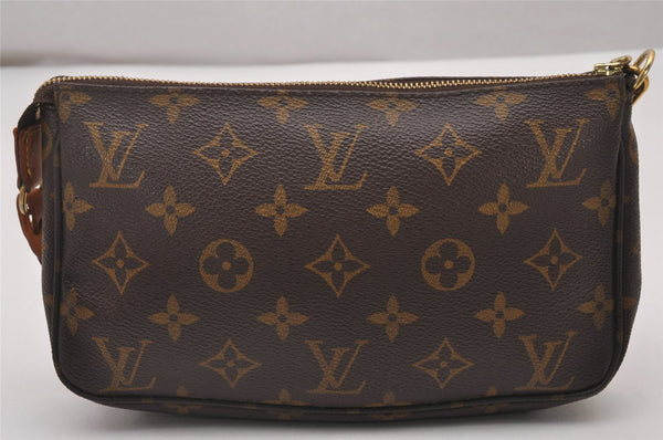 Authentic Louis Vuitton Monogram Pochette Accessoires Pouch M51980 LV 5708I