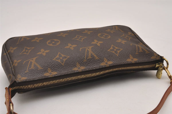 Authentic Louis Vuitton Monogram Pochette Accessoires Pouch M51980 LV 5708I
