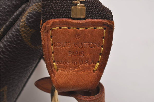 Authentic Louis Vuitton Monogram Pochette Accessoires Pouch M51980 LV 5708I