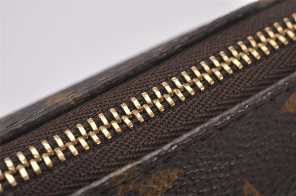 Authentic Louis Vuitton Monogram Pochette Accessoires Pouch M51980 LV 5708I