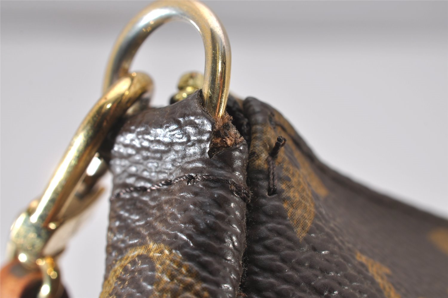 Authentic Louis Vuitton Monogram Pochette Accessoires Pouch M51980 LV 5708I