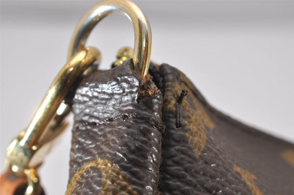 Authentic Louis Vuitton Monogram Pochette Accessoires Pouch M51980 LV 5708I