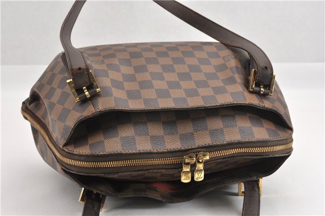 Authentic Louis Vuitton Damier Belem MM Shoulder Hand Bag Purse N51174 LV 5710F