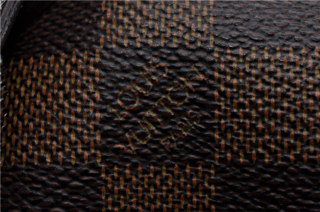 Authentic Louis Vuitton Damier Belem MM Shoulder Hand Bag Purse N51174 LV 5710F