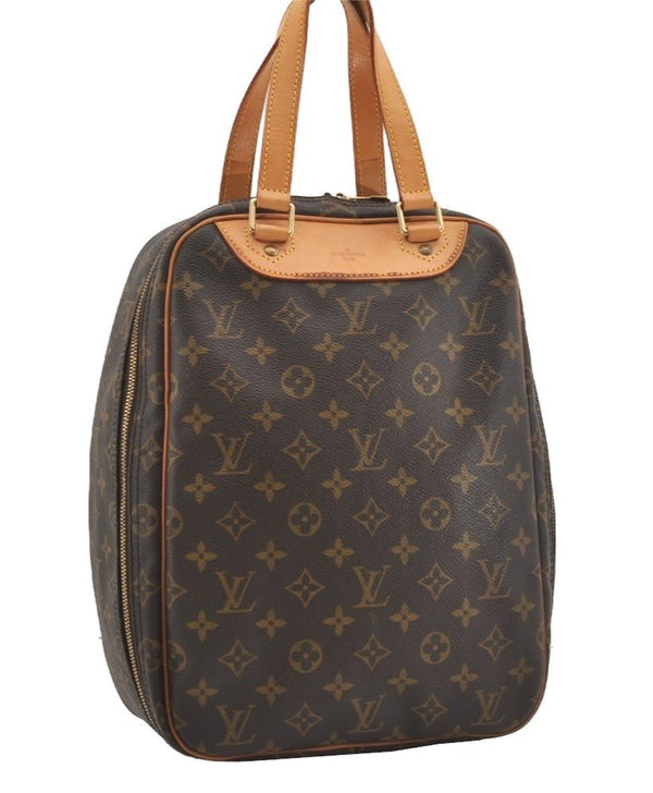 Authentic Louis Vuitton Monogram Excursion Hand Bag M41450 LV 5713I