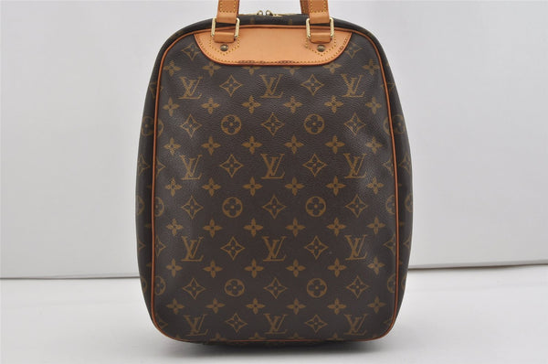 Authentic Louis Vuitton Monogram Excursion Hand Bag M41450 LV 5713I