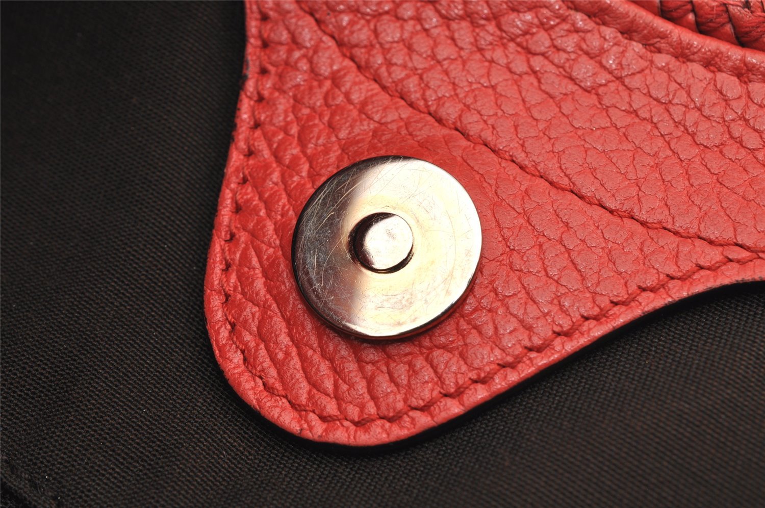 Authentic GUCCI Vintage Tassel Shoulder Hand Bag Leather 336659 Red 5715I