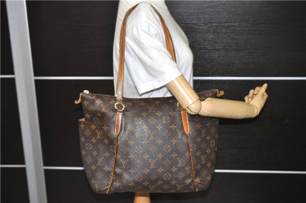 Authentic LOUIS VUITTON Monogram Totally MM Shoulder Tote Bag M41015 LV 5718C