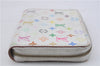 Louis Vuitton Monogram Multicolor Zippy Coin Purse White Beige M66548 LV 5718D