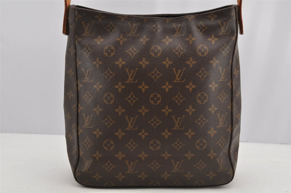 Authentic Louis Vuitton Monogram Looping GM Shoulder Bag M51145 LV Junk 5718I