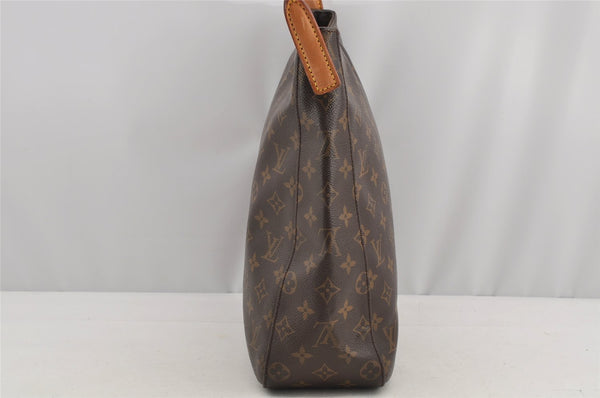 Authentic Louis Vuitton Monogram Looping GM Shoulder Bag M51145 LV Junk 5718I