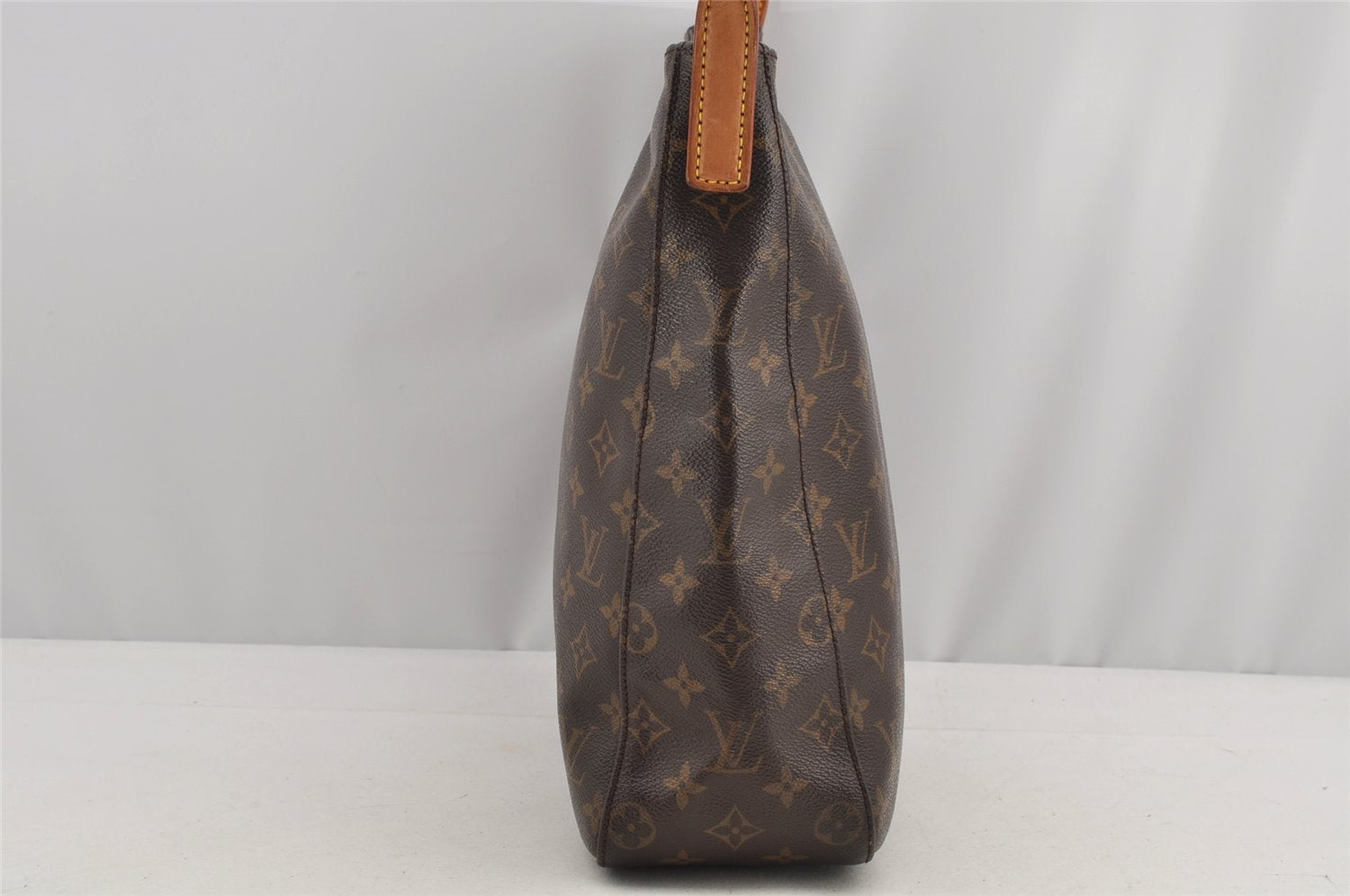 Authentic Louis Vuitton Monogram Looping GM Shoulder Bag M51145 LV Junk 5718I
