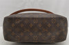 Authentic Louis Vuitton Monogram Looping GM Shoulder Bag M51145 LV Junk 5718I