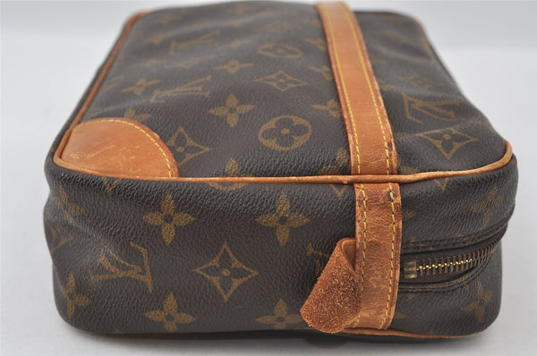 Authentic Louis Vuitton Monogram Compiegne 28 Clutch Hand Bag M51845 LV 5719I