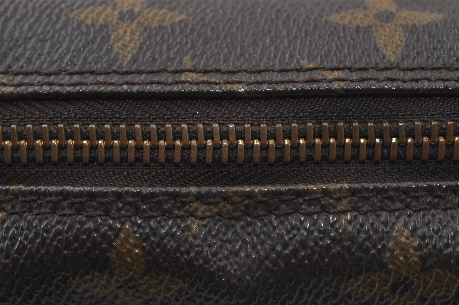 Authentic Louis Vuitton Monogram Compiegne 28 Clutch Hand Bag M51845 LV 5719I