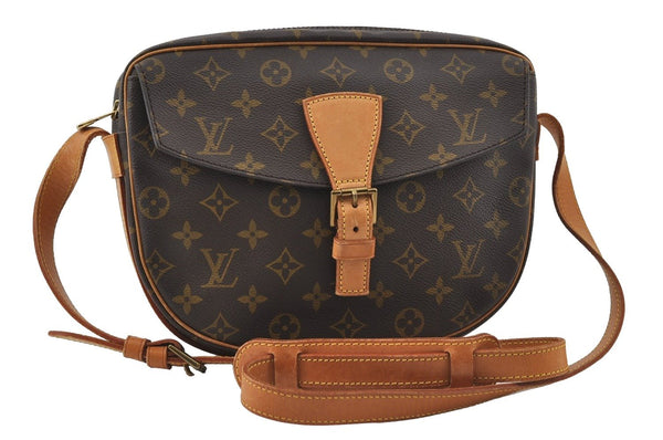 Authentic Louis Vuitton Monogram Jeune Fille GM M51225 Shoulder Cross Bag 5721I