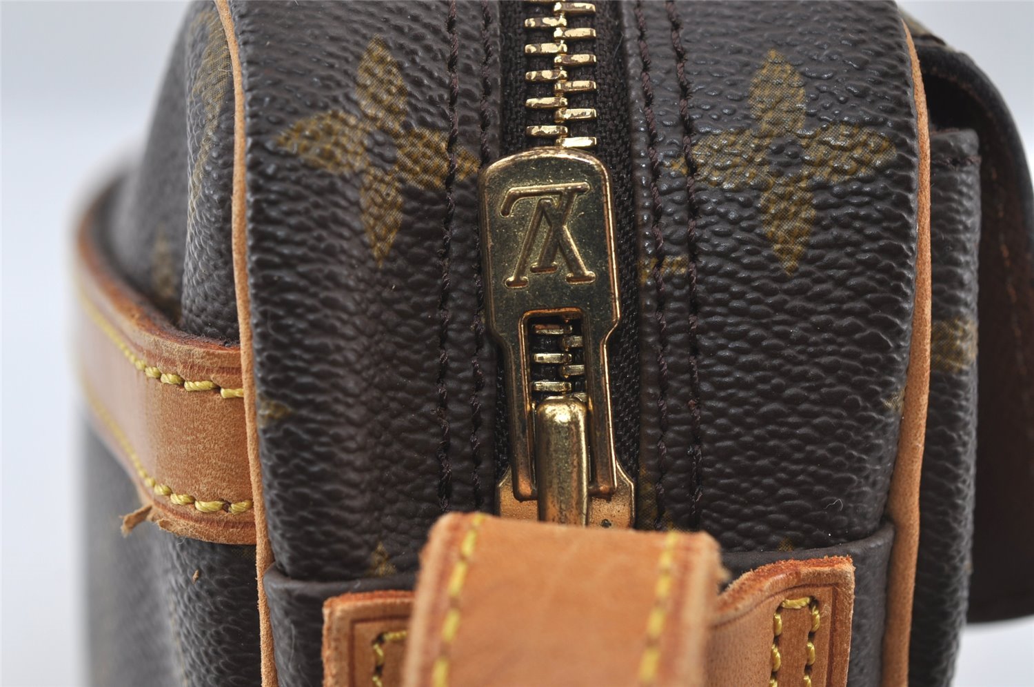 Authentic Louis Vuitton Monogram Jeune Fille GM M51225 Shoulder Cross Bag 5721I