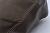 Authentic PRADA Nylon Leather Plastic Shoulder Hand Bag Purse Brown 5722C