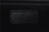 Authentic GUCCI Cosmetic Pouch Clutch Bag Purse Suede Leather Black 5722D