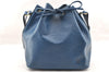 Authentic Louis Vuitton Epi Petit Noe Shoulder Drawstring Bag M44105 Blue 5722I