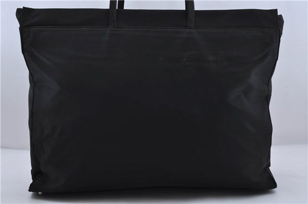 Authentic PRADA Nylon Tote Hand Bag Black 5723C