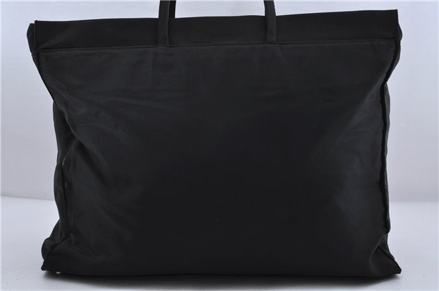 Authentic PRADA Nylon Tote Hand Bag Black 5723C