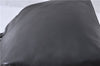 Authentic PRADA Leather Plastic Tote Hand Bag Black 5724C