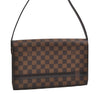 Authentic Louis Vuitton Damier Tribeca Carre Shoulder Hand Bag N51161 LV 5724I