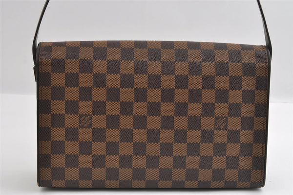 Authentic Louis Vuitton Damier Tribeca Carre Shoulder Hand Bag N51161 LV 5724I