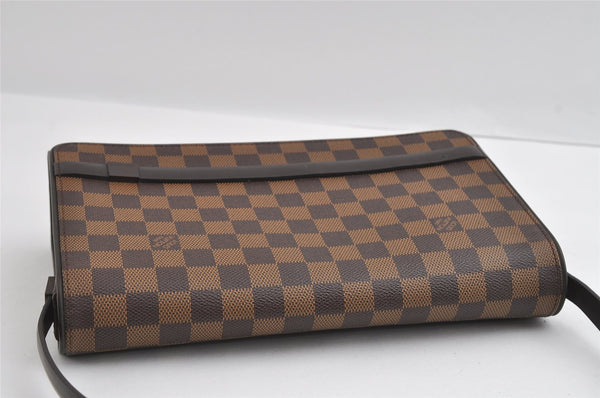 Authentic Louis Vuitton Damier Tribeca Carre Shoulder Hand Bag N51161 LV 5724I