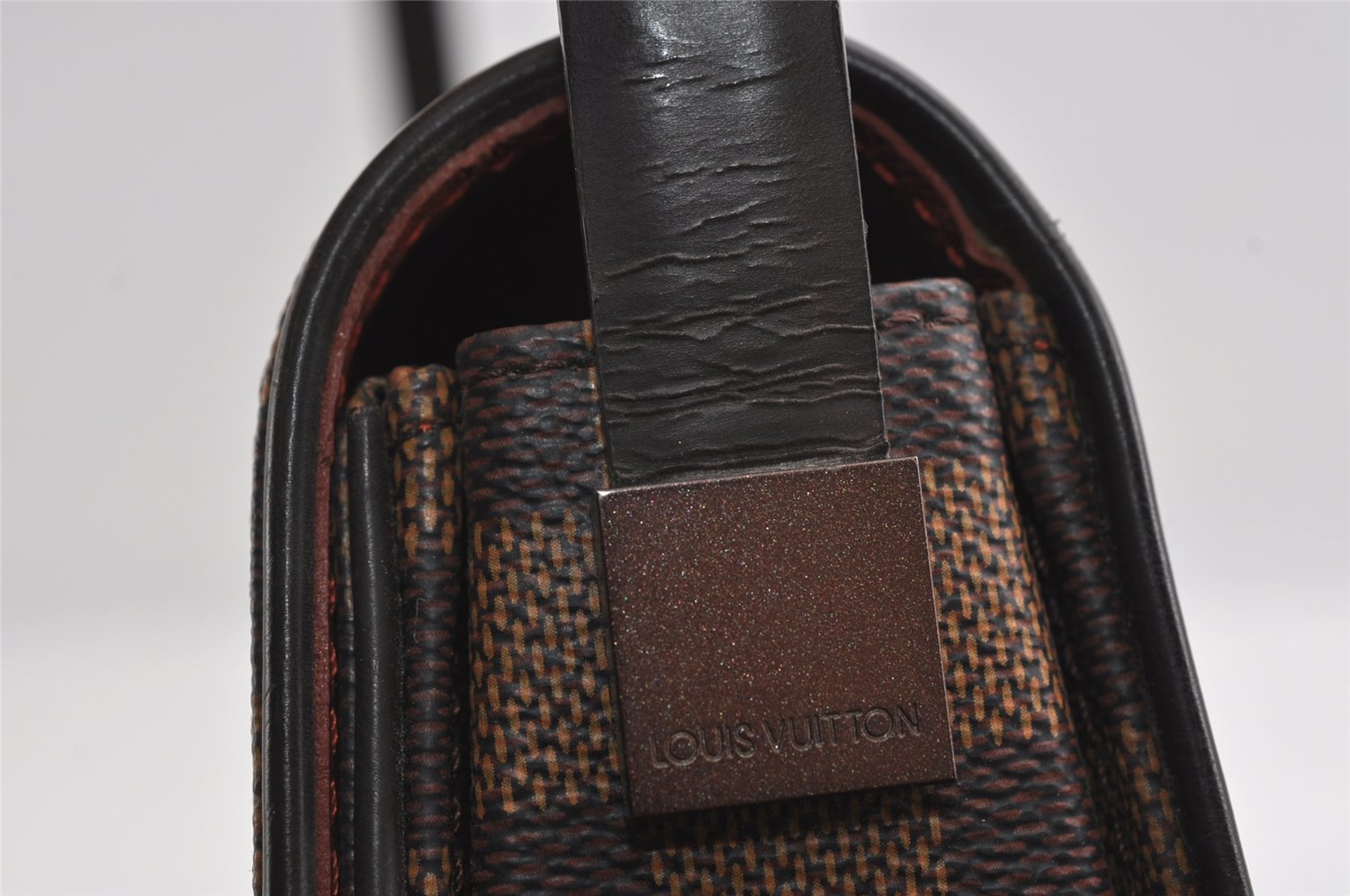 Authentic Louis Vuitton Damier Tribeca Carre Shoulder Hand Bag N51161 LV 5724I