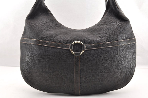 Authentic GUCCI Interlocking G Shoulder Hand Bag Leather 253338 Brown 5725I