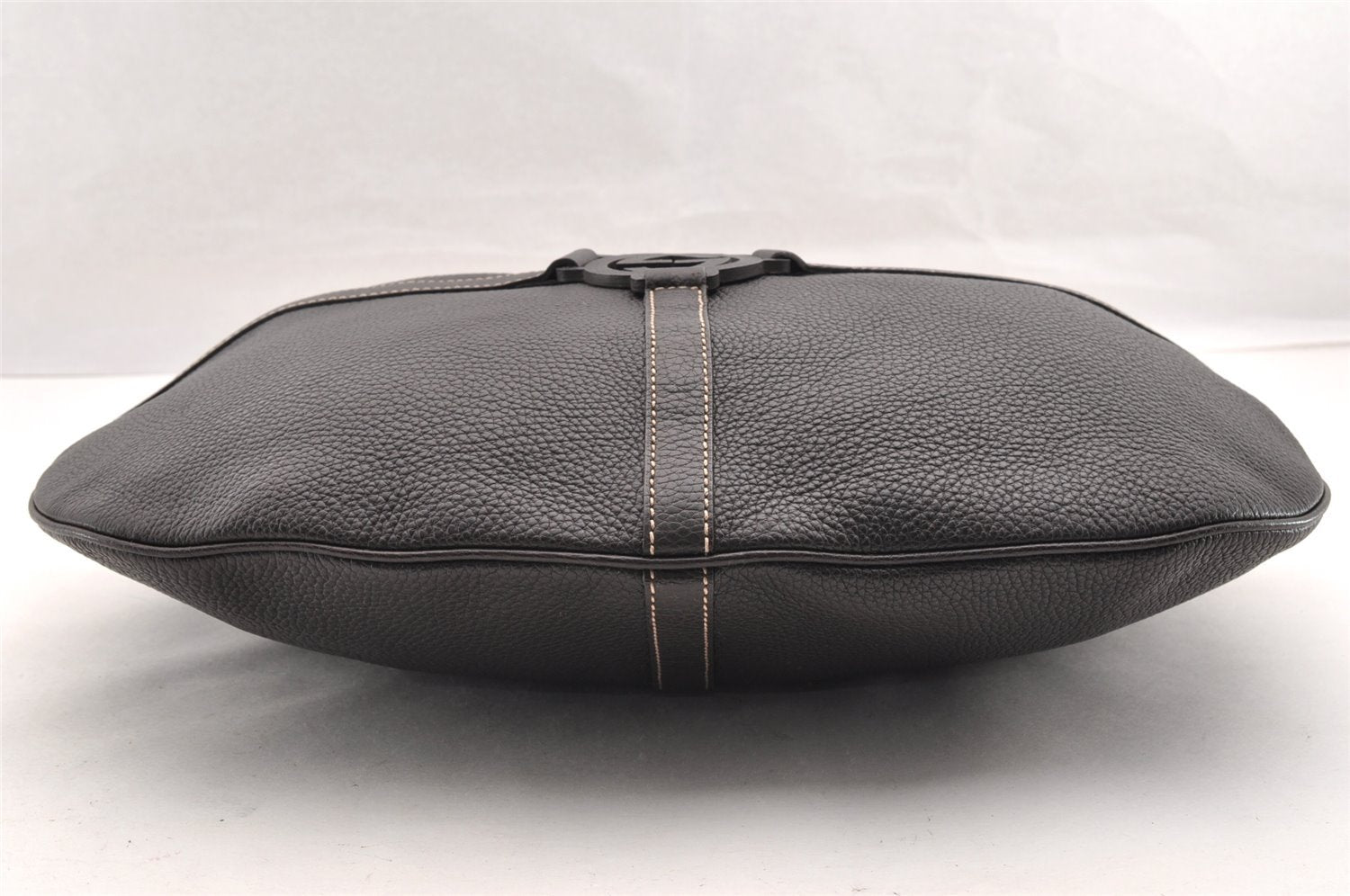 Authentic GUCCI Interlocking G Shoulder Hand Bag Leather 253338 Brown 5725I