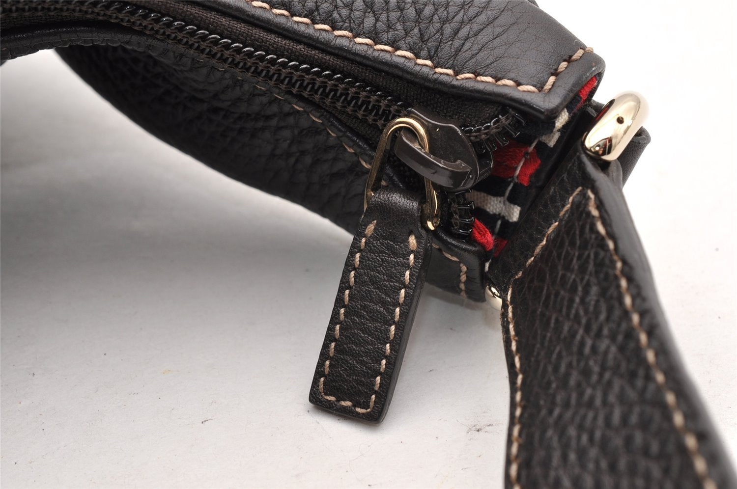 Authentic GUCCI Interlocking G Shoulder Hand Bag Leather 253338 Brown 5725I