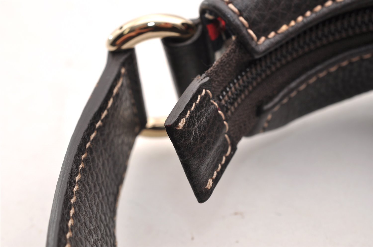 Authentic GUCCI Interlocking G Shoulder Hand Bag Leather 253338 Brown 5725I