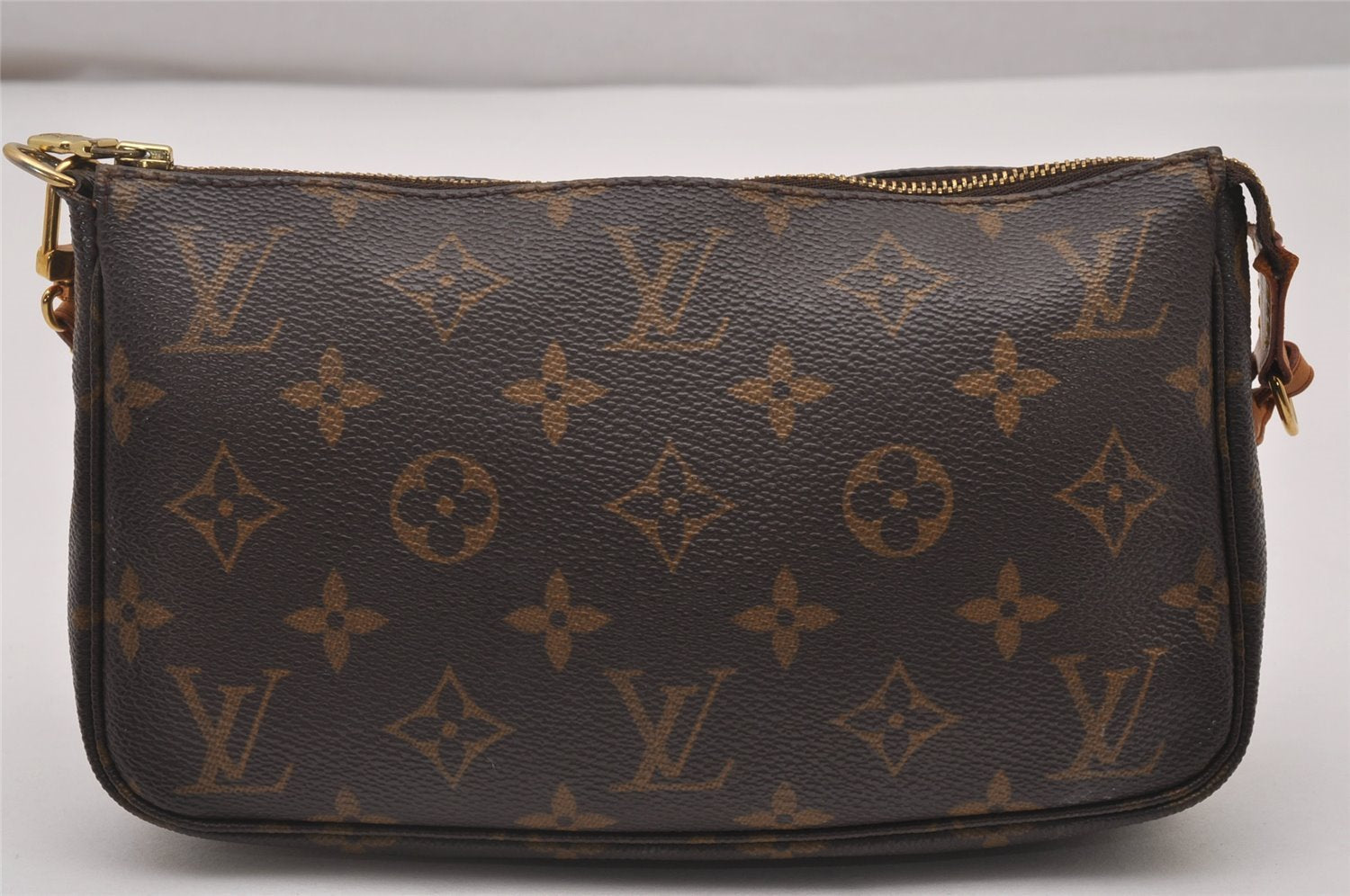 Authentic Louis Vuitton Monogram Pochette Accessoires Pouch M51980 LV 5726I