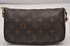 Authentic Louis Vuitton Monogram Pochette Accessoires Pouch M51980 LV 5726I