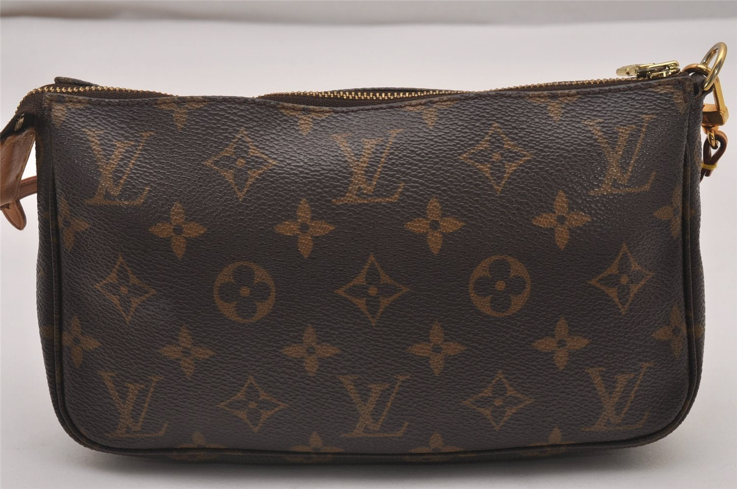 Authentic Louis Vuitton Monogram Pochette Accessoires Pouch M51980 LV 5726I