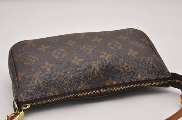 Authentic Louis Vuitton Monogram Pochette Accessoires Pouch M51980 LV 5726I