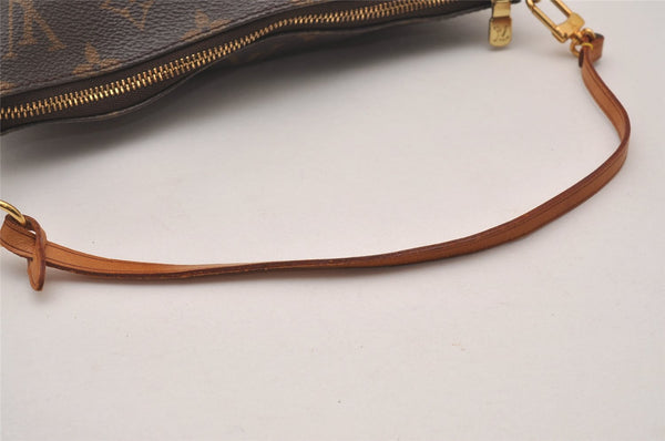 Authentic Louis Vuitton Monogram Pochette Accessoires Pouch M51980 LV 5726I