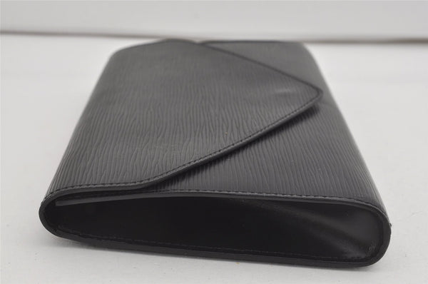 Authentic Louis Vuitton Epi Arts Deco Clutch Hand Bag Black M52632 LV 5727I