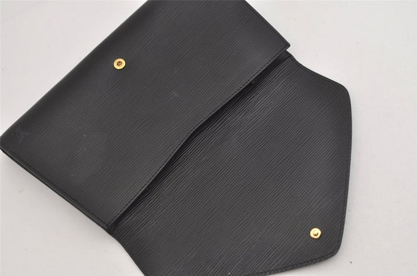 Authentic Louis Vuitton Epi Arts Deco Clutch Hand Bag Black M52632 LV 5727I