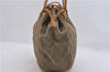 Authentic GUCCI Shoulder Hand Bag Purse GG Canvas Leather Brown 5728D