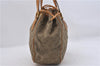 Authentic GUCCI Shoulder Hand Bag Purse GG Canvas Leather Brown 5728D