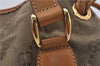 Authentic GUCCI Shoulder Hand Bag Purse GG Canvas Leather Brown 5728D
