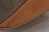 Authentic GUCCI Shoulder Hand Bag Purse GG Canvas Leather Brown 5728D